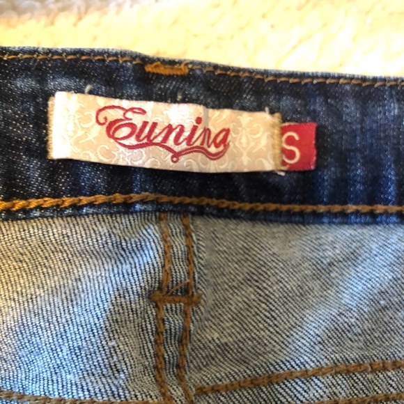 Distressed long Jean overalls small - Picture 10 of 13